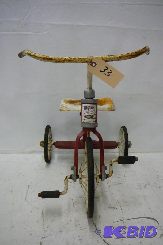 lot 33 image: AMF junior trires and bike Vintage trike &nbs...