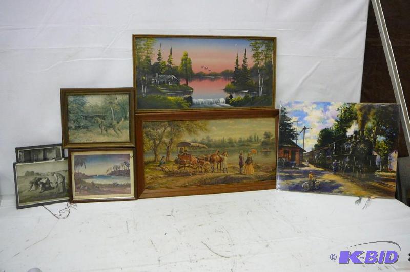lot 41 image: Large lot of Miscellaneous art work and pictu...