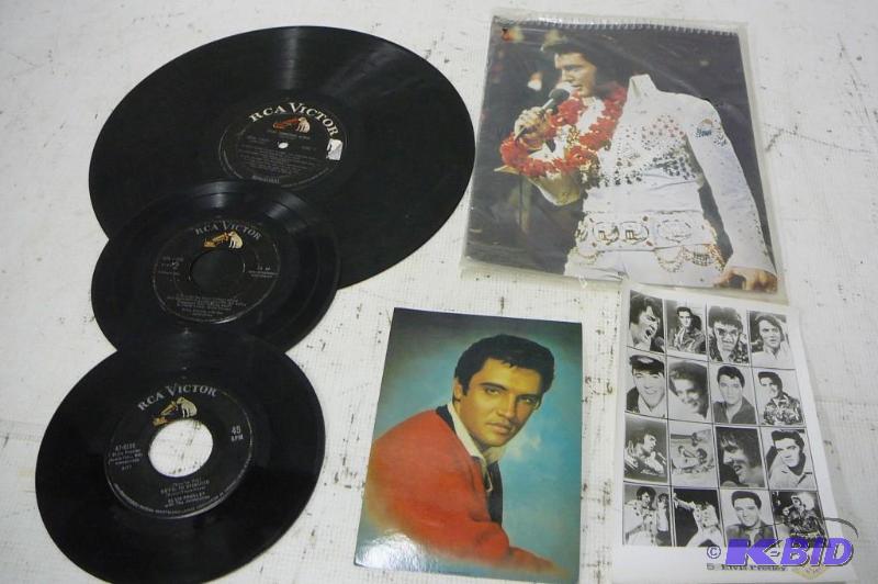 lot 80 image: 1980 Elvis manorial&nbspcalendar 1- Elvis Ch...