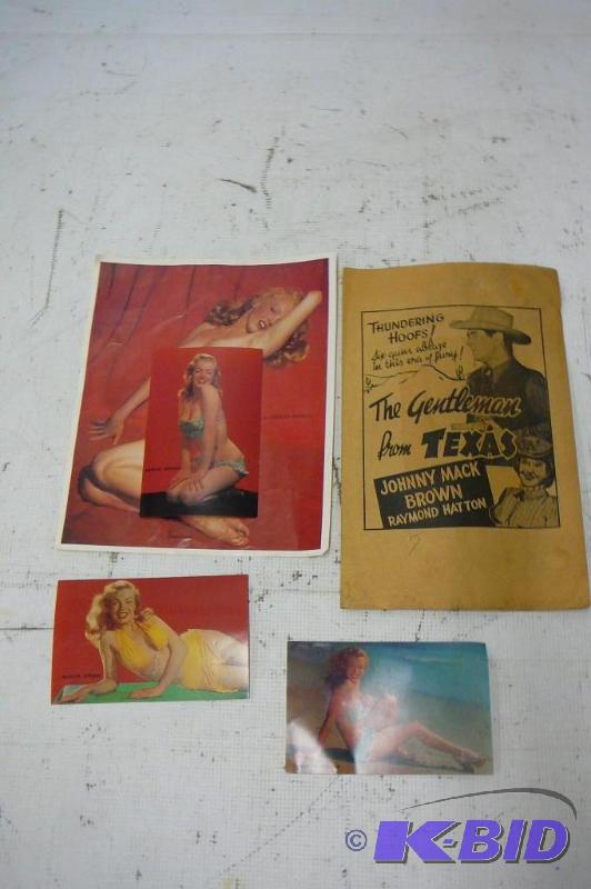 lot 89 image: Marilyn&nbspMonroe Stuff 3 post cards 1 8 x ...