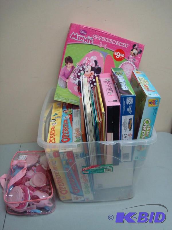 Lot Of Kids Items And Games...