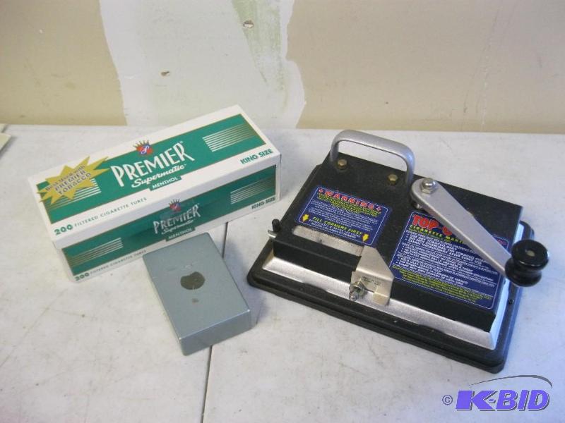 Top-o- Matic Cigarette Roller And Filtered Pa...