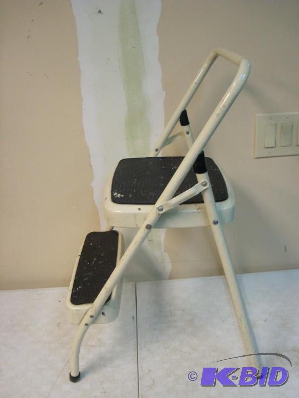 Folding Step Stool Has Wear...