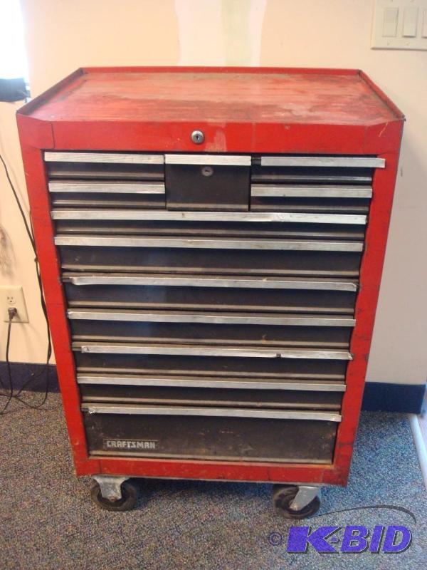 Large Craftsman Rolling Tool Box Has Wear No ...