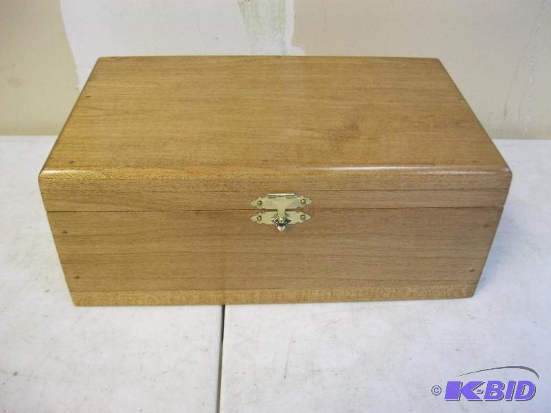 Felt Lined Cedar Wood Box...