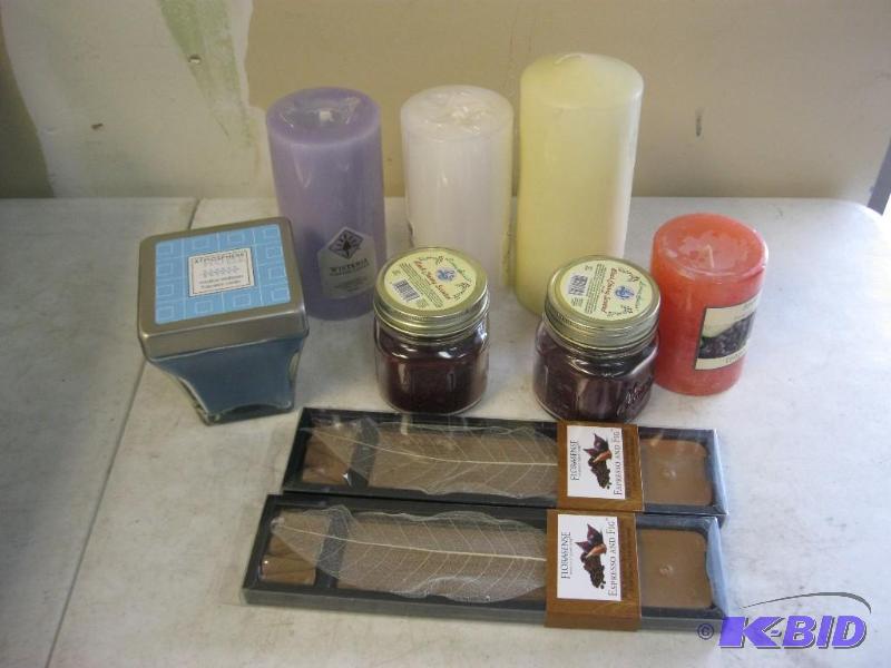 Lot Of Scented Candles And Incense&nbsp...