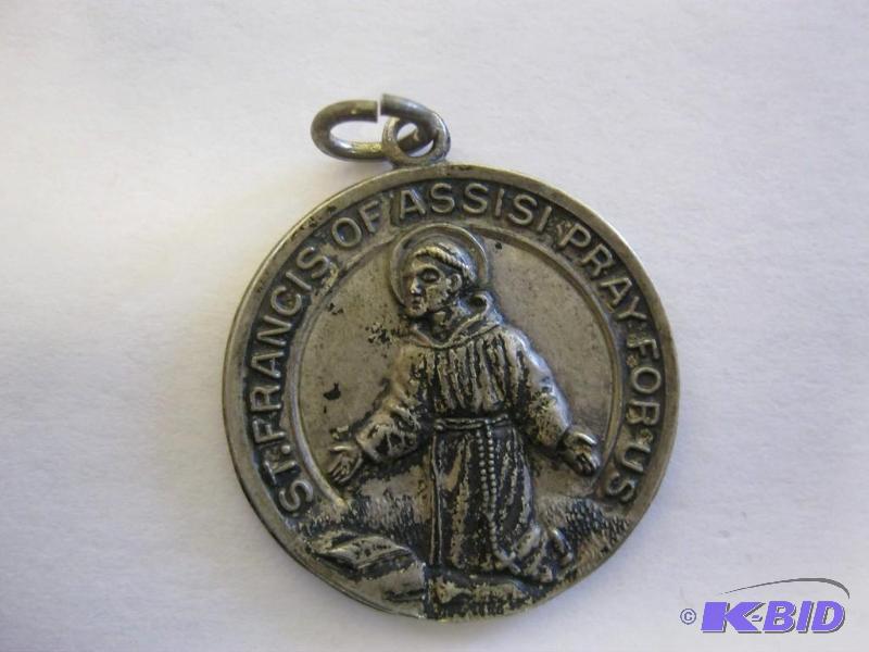 Sterling St. Francis Medallion&nbsp...