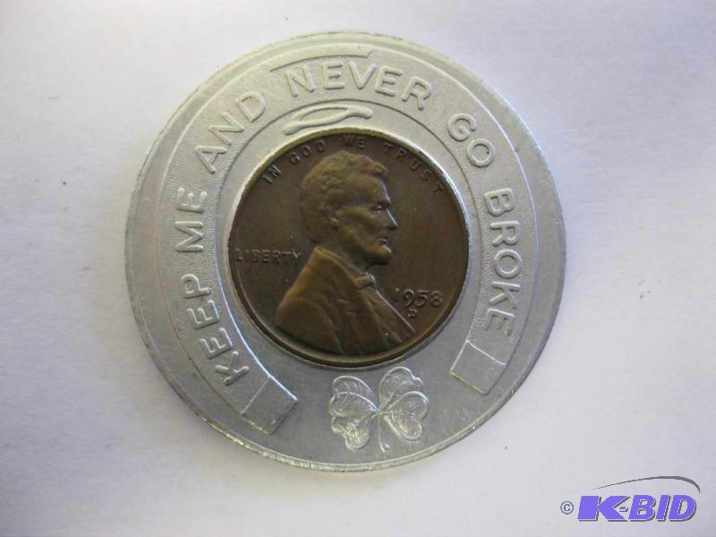 Lucky Wheat Penny Burial Vault Advertising Co...