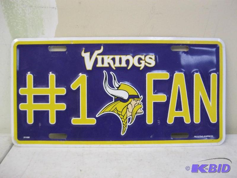 Vikings License Plate...