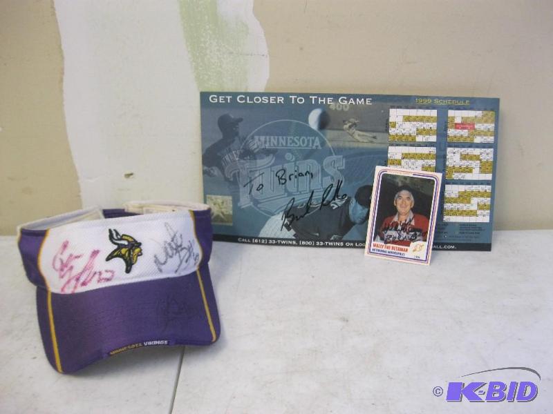 Misc. Autograph Lot 5 Total Brad Radke&nbspN...