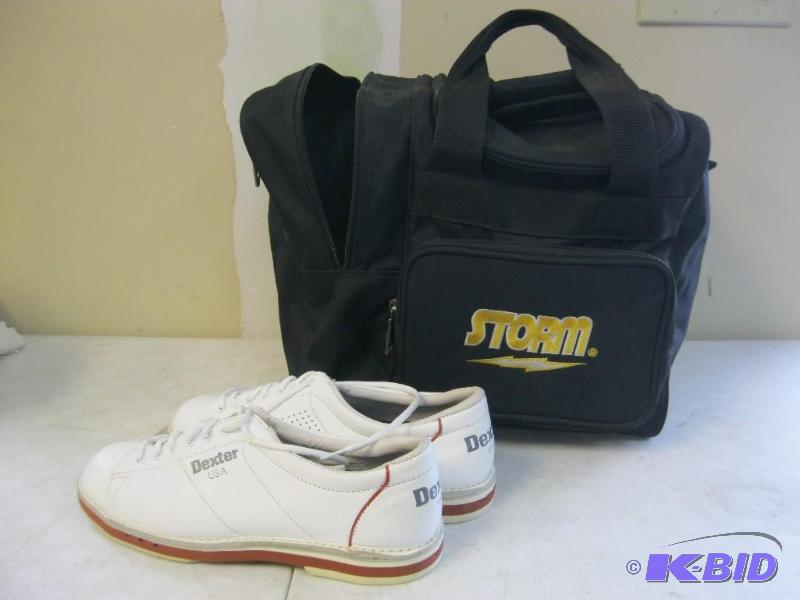 Storm Bowling Bag And Dexter Bowling Shoes Si...