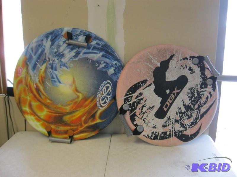 Pair Of Sled Disks Have Wear...