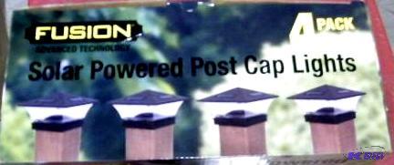 lot 124 image: Fusion Solar Powered Solar Cap Light Set - Ca...