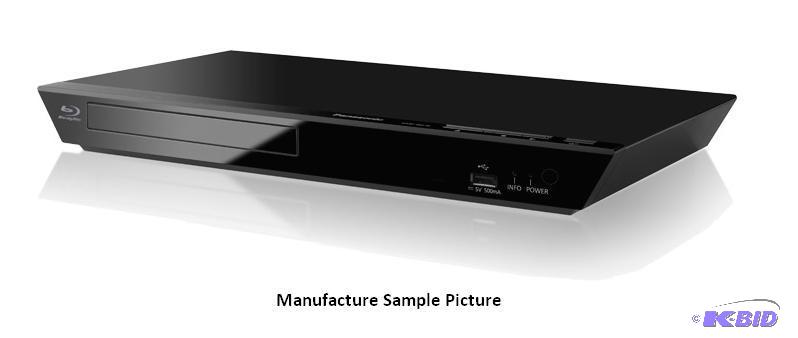 lot 126 image: Panasonic Blu Ray DVD Player - Black - Model ...