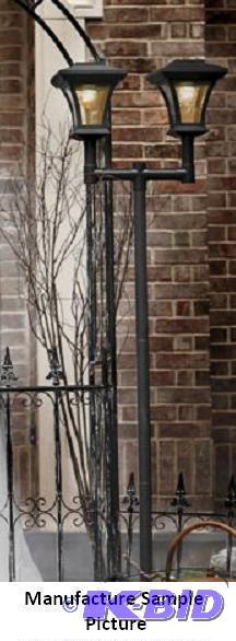 lot 135 image: Outdoor Solar Light Pole Stand - Mount on a p...