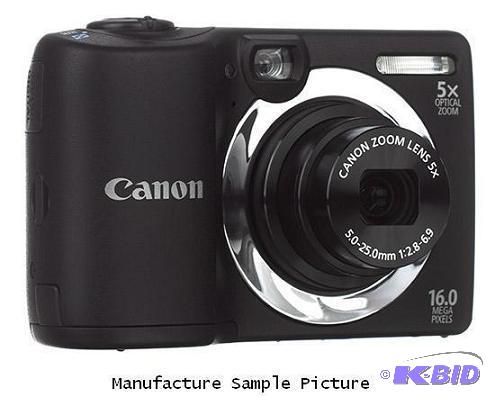lot 152 image: Canon Power Shot A1400 Digital Camera - Black...