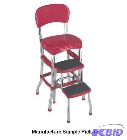 lot 16 image: Cosco Retro ChairStep Stool - Red - Model 11...