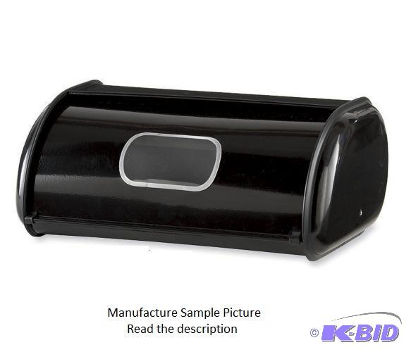 lot 170 image: Window Bread Box - Black -&nbspOur sleek bre...