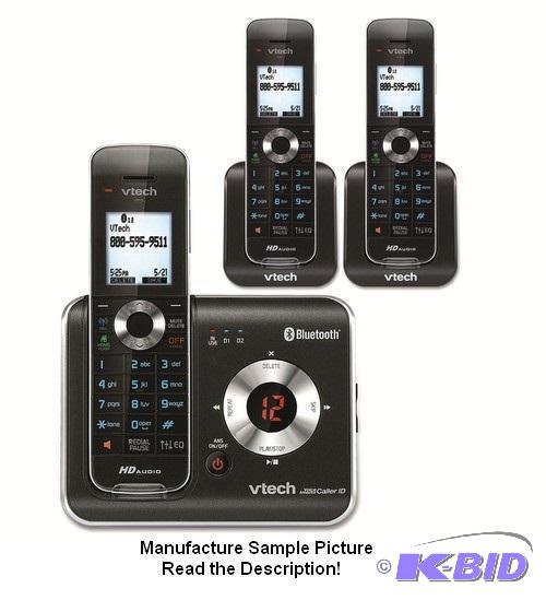 lot 177 image: Vtech&nbspThree Piece Cordless Phone Set wit...