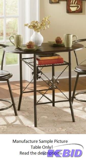 lot 186 image: Fleur De Lis Bistro Table - Table Only - Air...