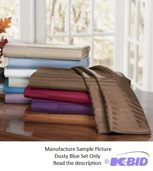 lot 22 image: Dusty Blue Sheet Set - Queen -&nbspBlending ...