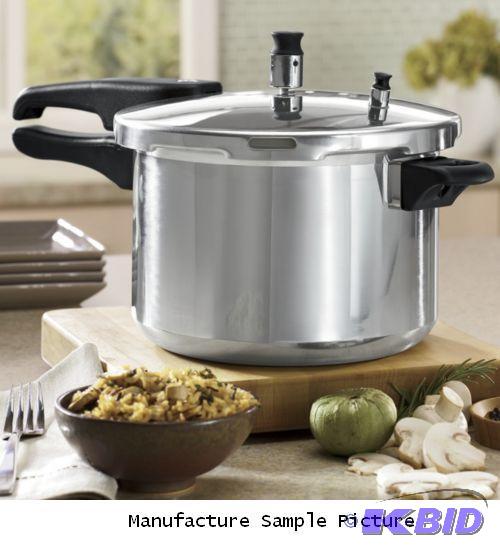 lot 41 image: Casa Essentials Aluminum Pressure Cooker - 6 ...