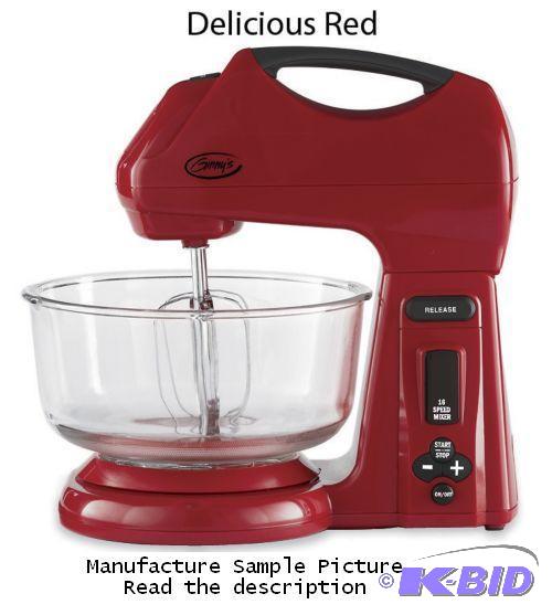 lot 50 image: Ginnys Brand Stand Mixer - Red -  With 1...