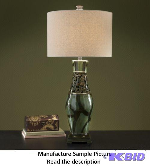 lot 78 image: Oversized Ceramic Lamp - Lighting as trend-ri...