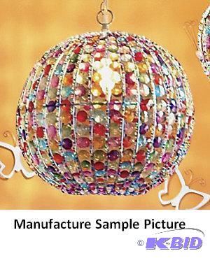 lot 82 image: Large Crystal Ball Lamp -&nbspLarge Crystal ...