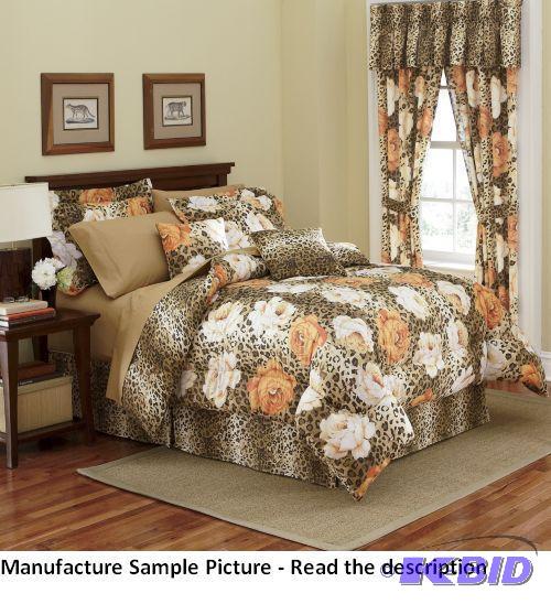 lot 84 image: Wild Rose Comforter Set - King - Comforter, t...