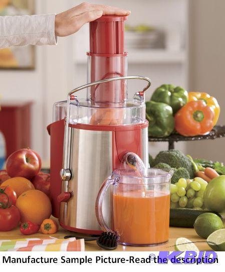 lot 92 image: Ginnys Juice Extractor - Red -&nbspOur power...