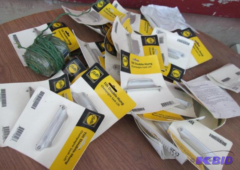 lot 107 image: Lot of new Pella window sash lifts...