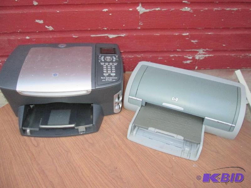 lot 117 image: HP Photosmart and Deskjet printers...