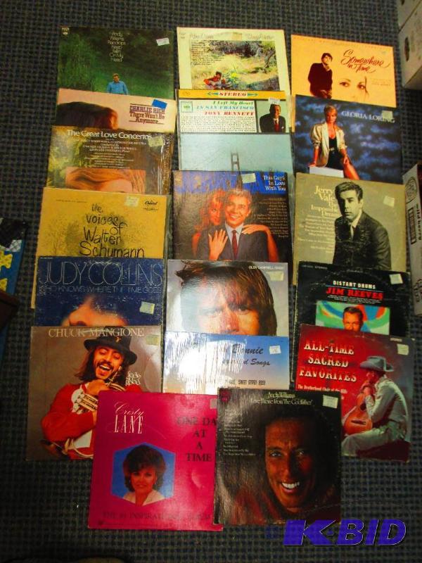 lot 158 image: Lot of assorted vinyl records, all in good co...