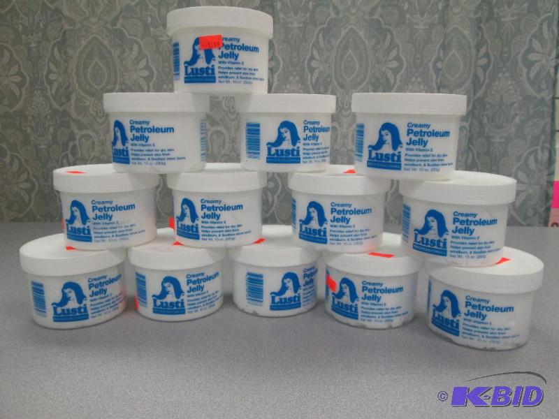 lot 233 image: Qty 13 Lusti Creamy Petroleum Jelly with vita...