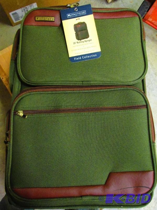 lot 5 image: New Protege 25" rolling upright luggage,...