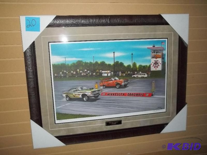 Minnesota Dragways framed picture, 90 of 599,...