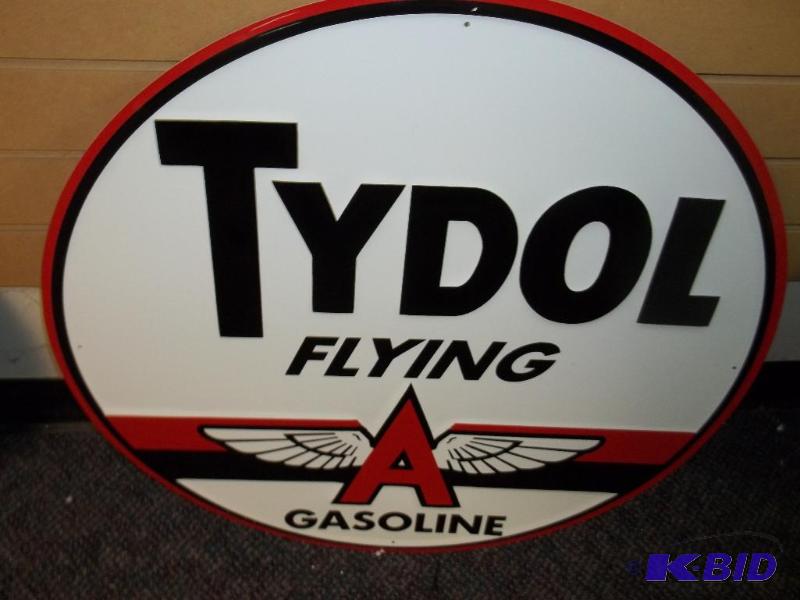 Tydol Flying, 24 inch round, embossed, new re...