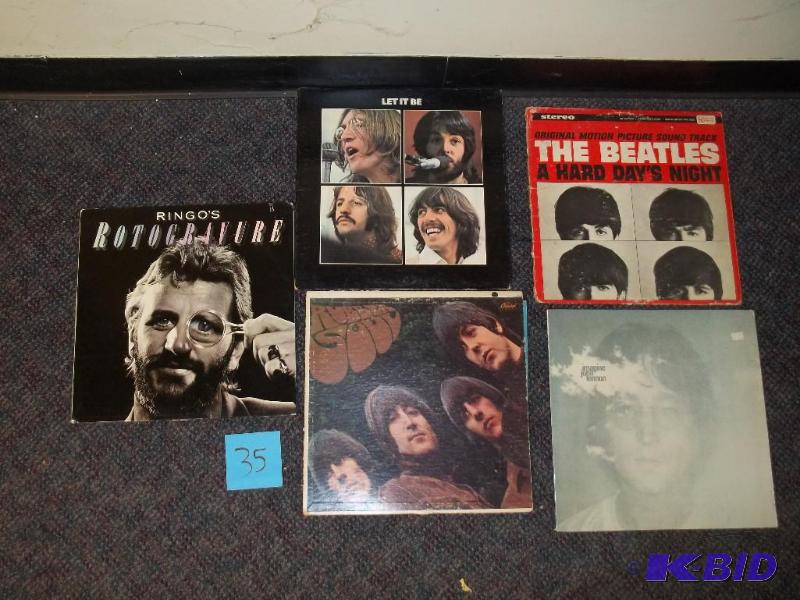 4 Beetles albums, 1 Ringo Starr...
