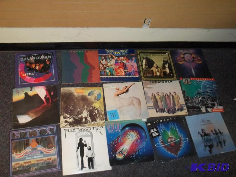 15 Assorted rock and roll albums...