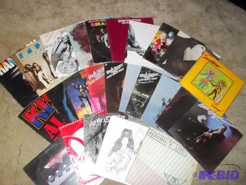 25 Record Albums including Aerosmith, Seger, ...