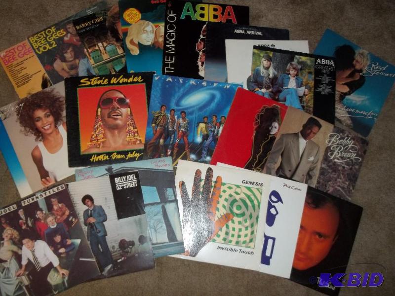 19 record albums including Bee Gees, Abba, Wh...