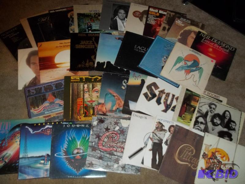 35 Record Albums including Neil Diamond, Chic...