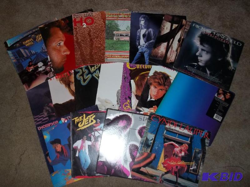 18 Record Albums including Hall and Oates, Be...