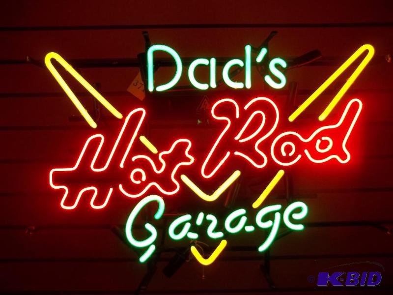 Dads Hot Rod Garage neon, new, 28 x 19...