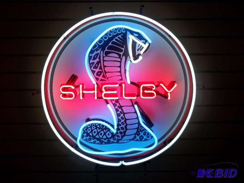 Shelby Snake neon, new, 24 inch round, Licens...