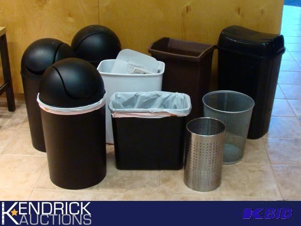 lot 49 image: Lot of 11 Office Garbage Cans