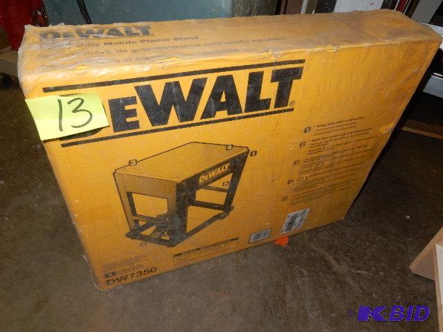 DEWALT Planer Stand.. New in box.. DW7350...