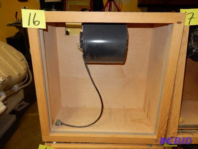 Air Cleaners. Wood box. 25 12 in x 25 12 in...