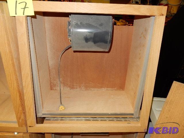 Air Cleaners. Wood box. 25 12 in x 25 12 in...